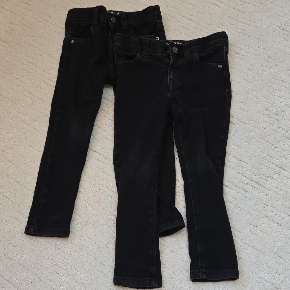 Cat & Jack • Kids Dark Denim Jeggings Set Of 2